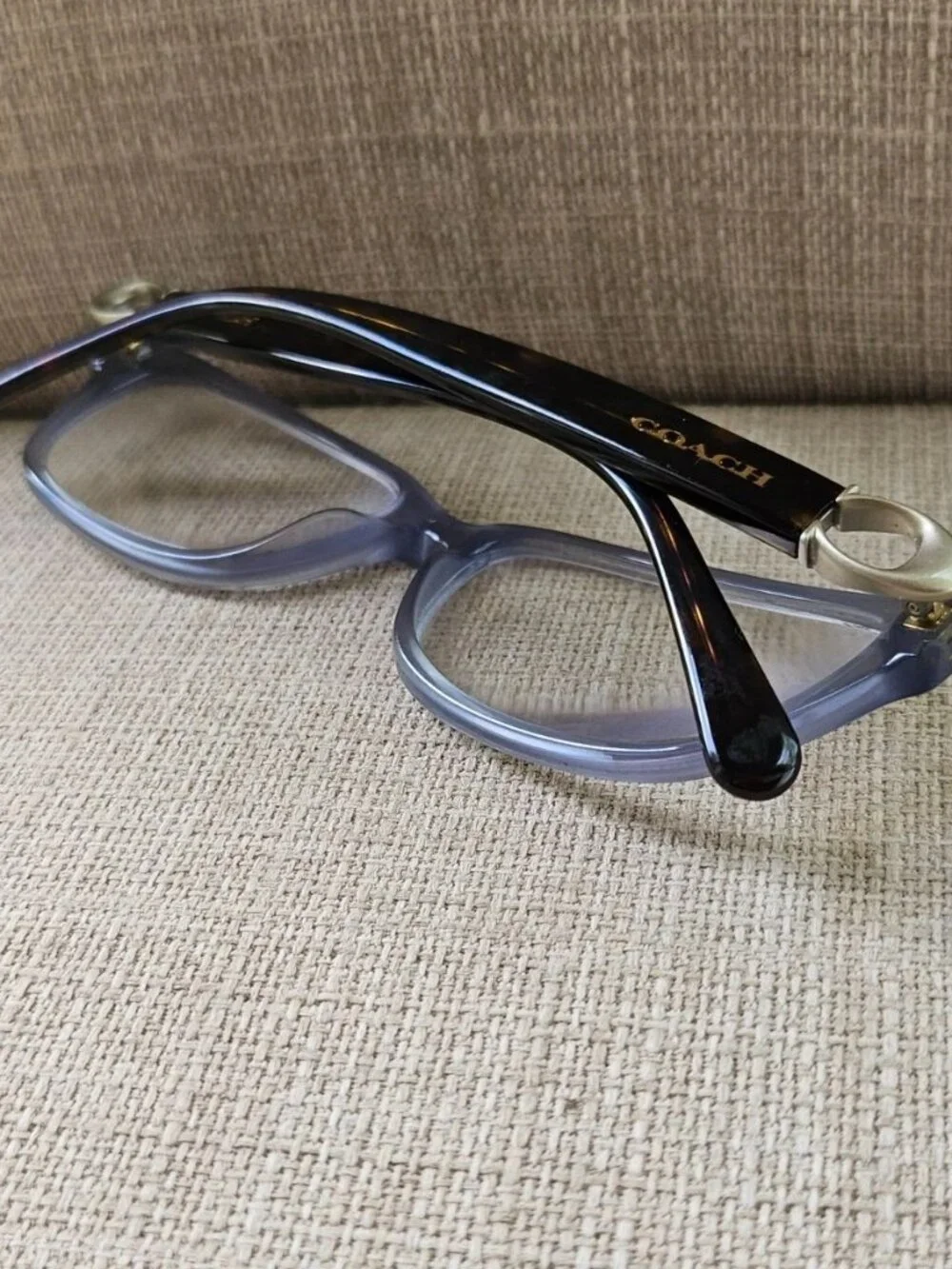 Coach Eyeglasses frame Milky Blue Denim Eyewear HC6119 Unisex Glasses Frame only